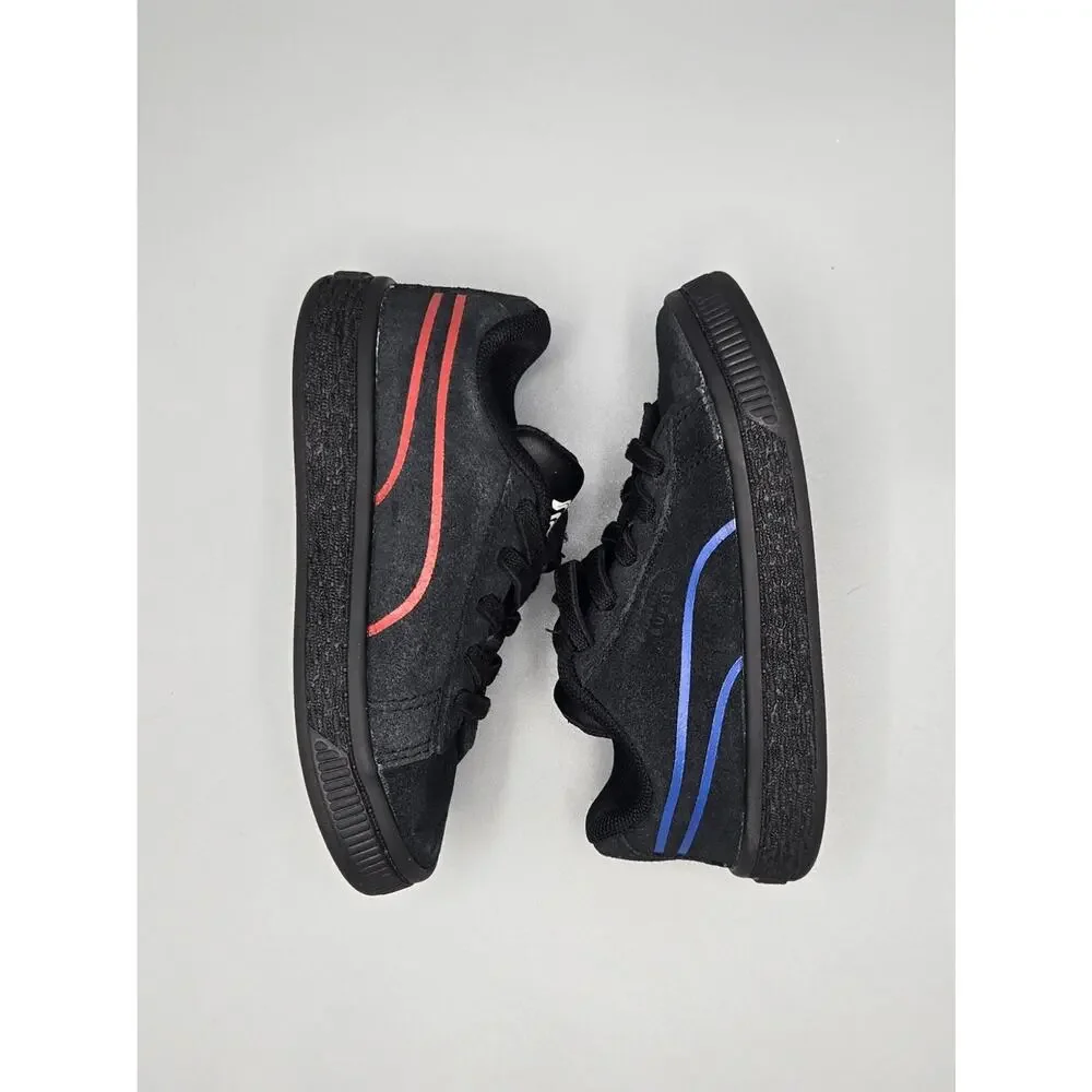 Puma Suede Hypnotic INF Toddler Sneakers - Black / Lapis Blue / Red